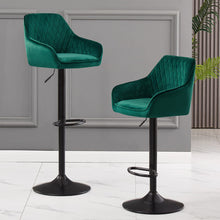 Load image into Gallery viewer, Cbmond Bar Stools（Adjustable Height Swivel Black Footrest）
