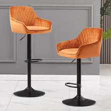 Load image into Gallery viewer, Cbmond Bar Stools（Adjustable Height Swivel Black Footrest）
