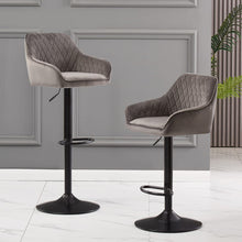 Load image into Gallery viewer, Cbmond Bar Stools（Adjustable Height Swivel Black Footrest）
