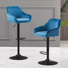 Load image into Gallery viewer, Cbmond Bar Stools（Adjustable Height Swivel Black Footrest）
