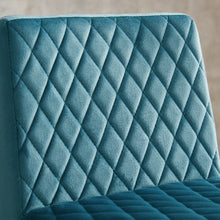 Load image into Gallery viewer, Ainpecca Bar Stools Set of 2 Velvet Chair Diamond Stitch 012MC
